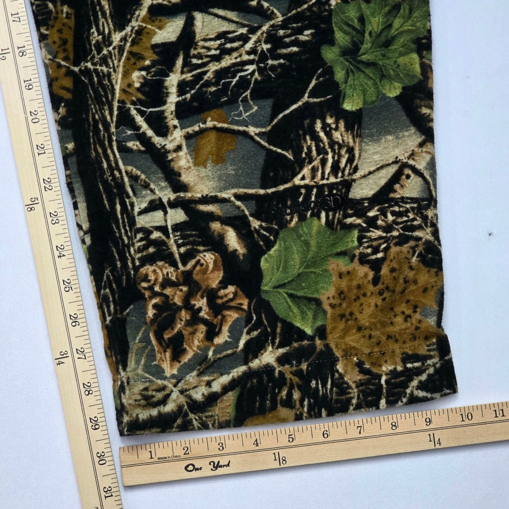 Cabelas VTG Mens XL Camo Flannel Seclusion 3D Pants Forest Leaf Camo Hunting - Picture 11 of 13